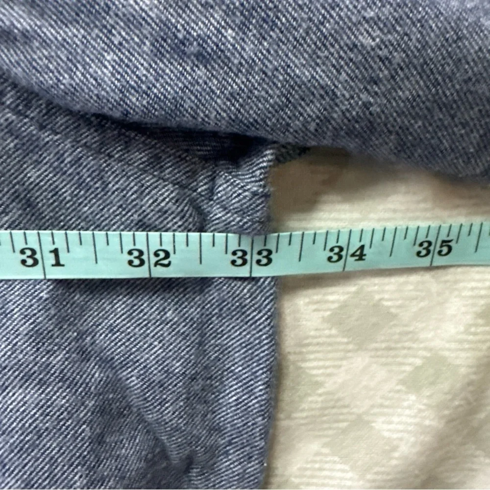 MEN'S SONOMA SIZE 4XB LONG SLEEVE FLANNEL BUTTON FRONT SHIRT WITH CHEST POCKETS